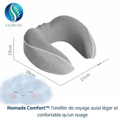 NomadeComfort™:le coussin pour un voyage confortable