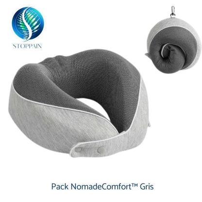 NomadeComfort™:le coussin pour un voyage confortable